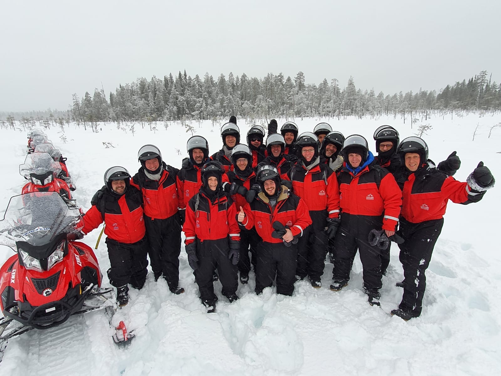 teamfoto lapland incentive