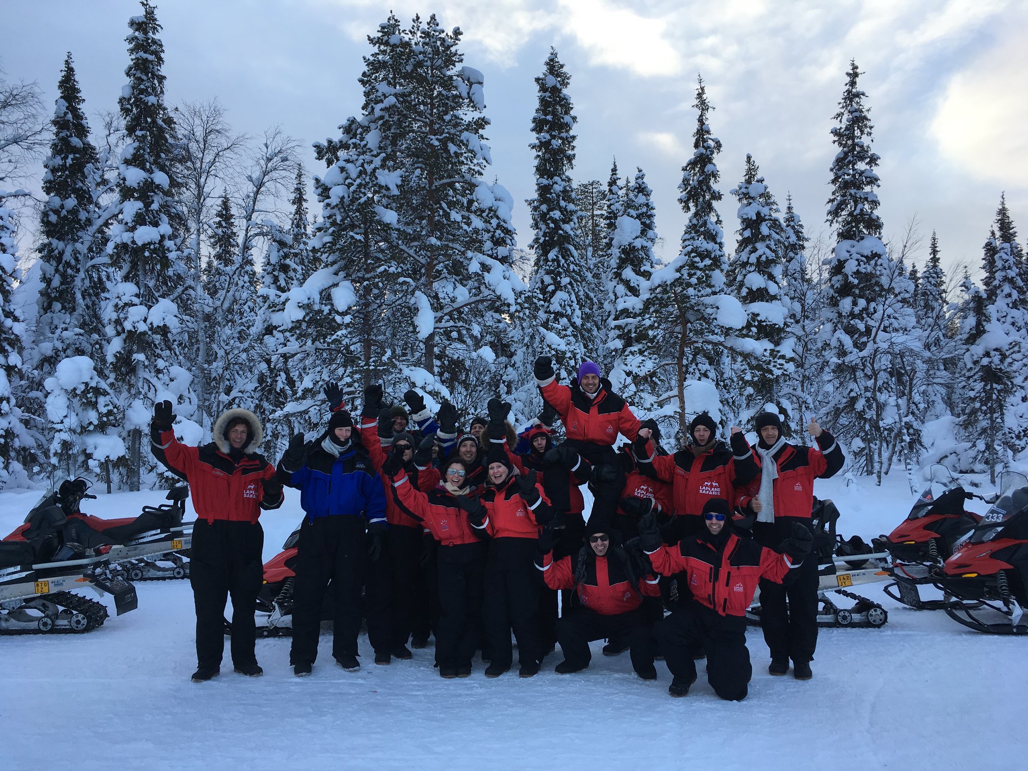 teamfoto lapland incentive